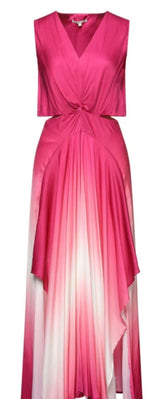 Maje Resia Sleeveless Pink Ombre Maxi Dress